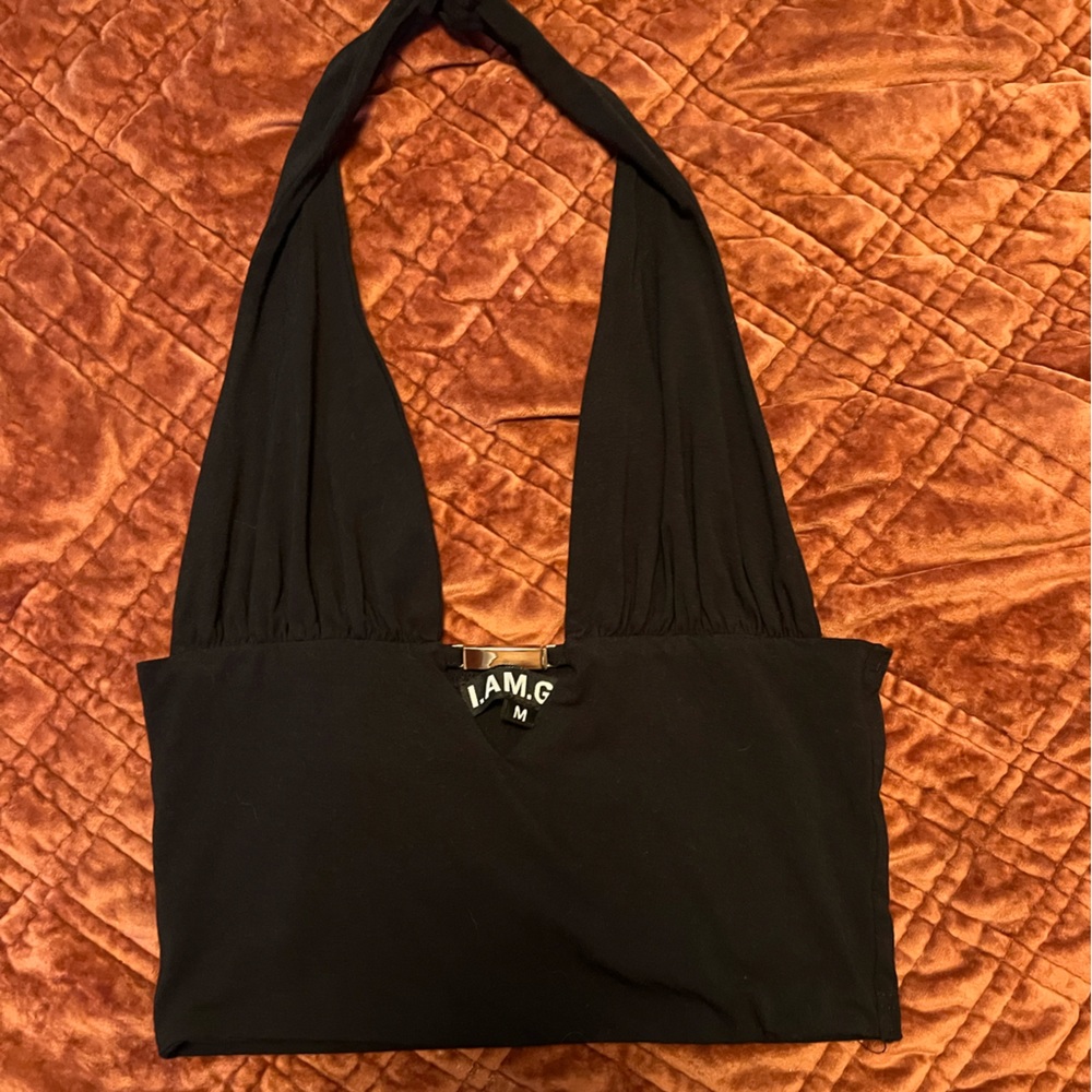 I AM GIA halter top